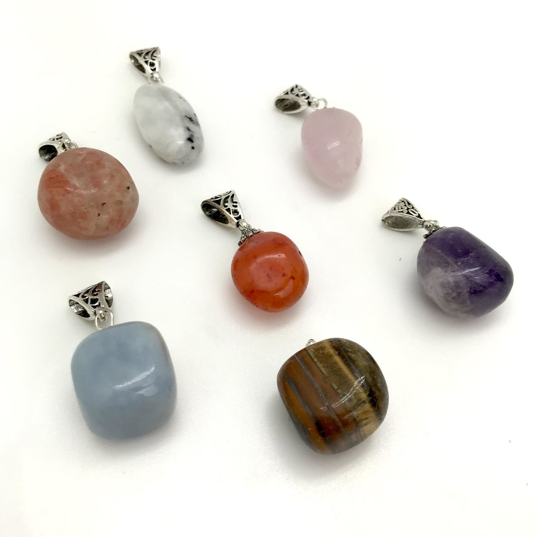 Tumbled Crystal Pendant