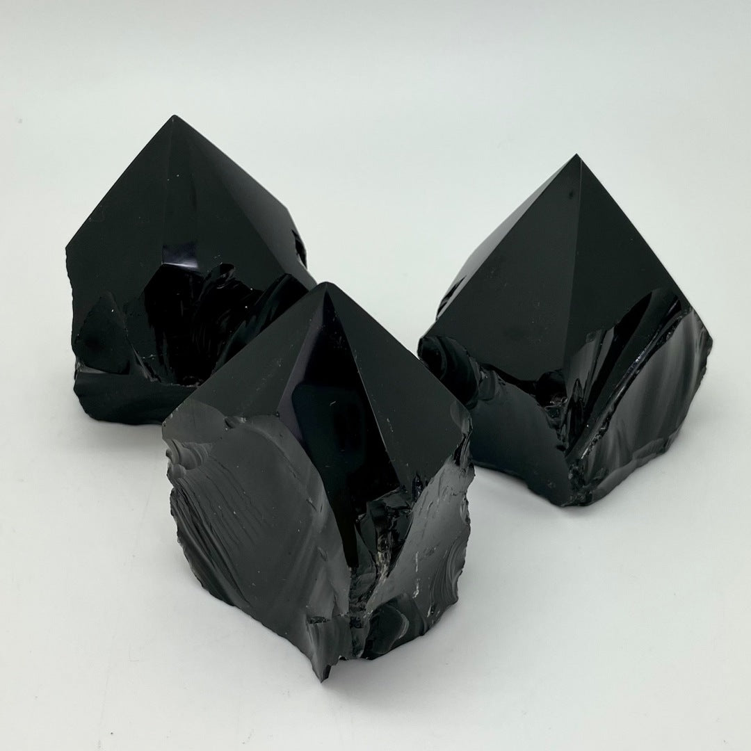 Black Obsidian - Power Crystal Point