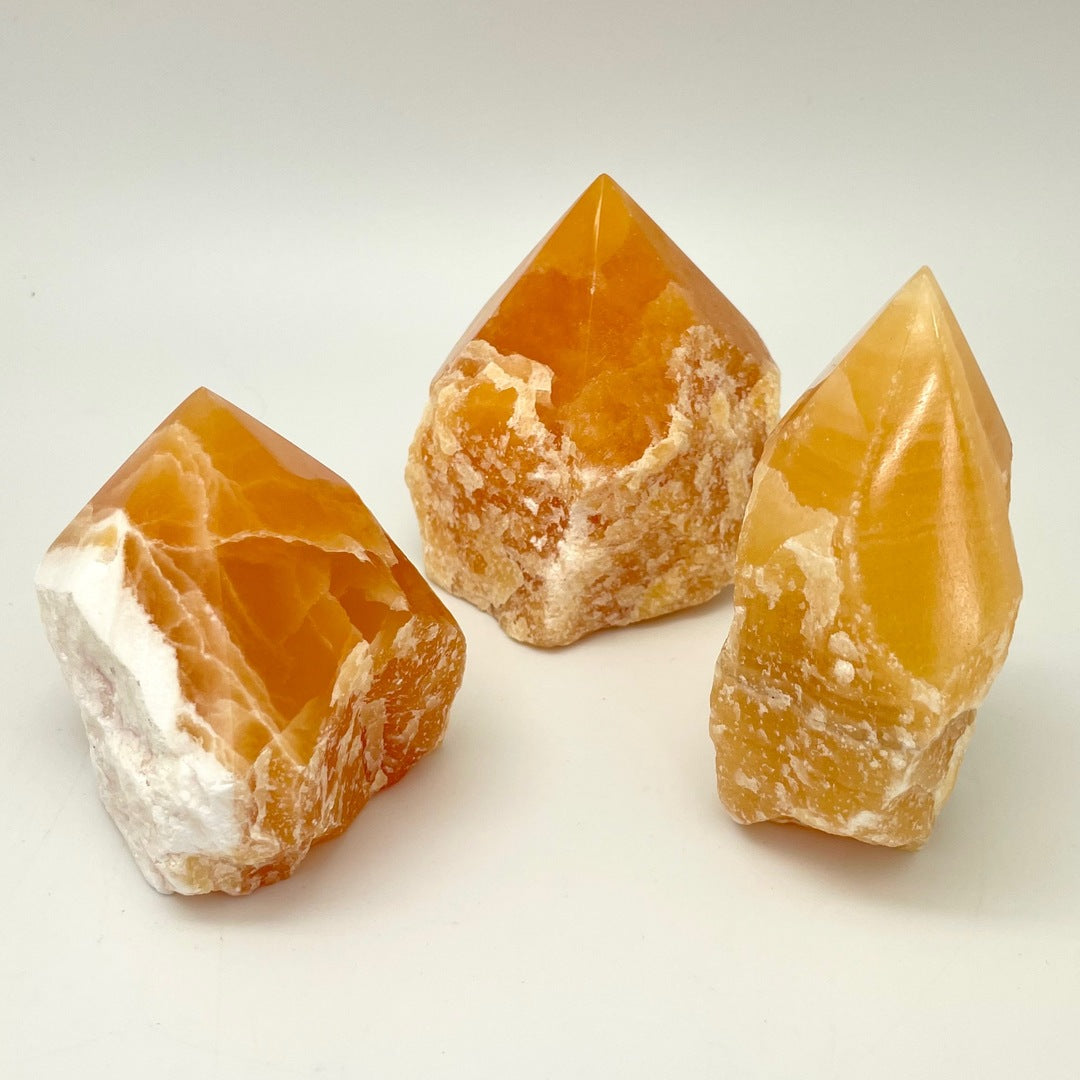 Orange Calcite - Power Crystal Point