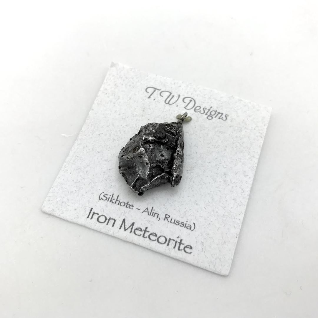 T.W. Designs Iron Meteorite Pendant