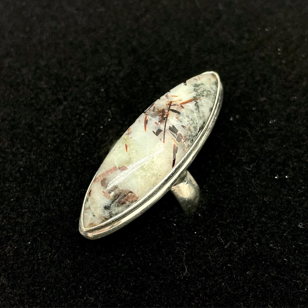 Astrophyllite Ring (Marquise)