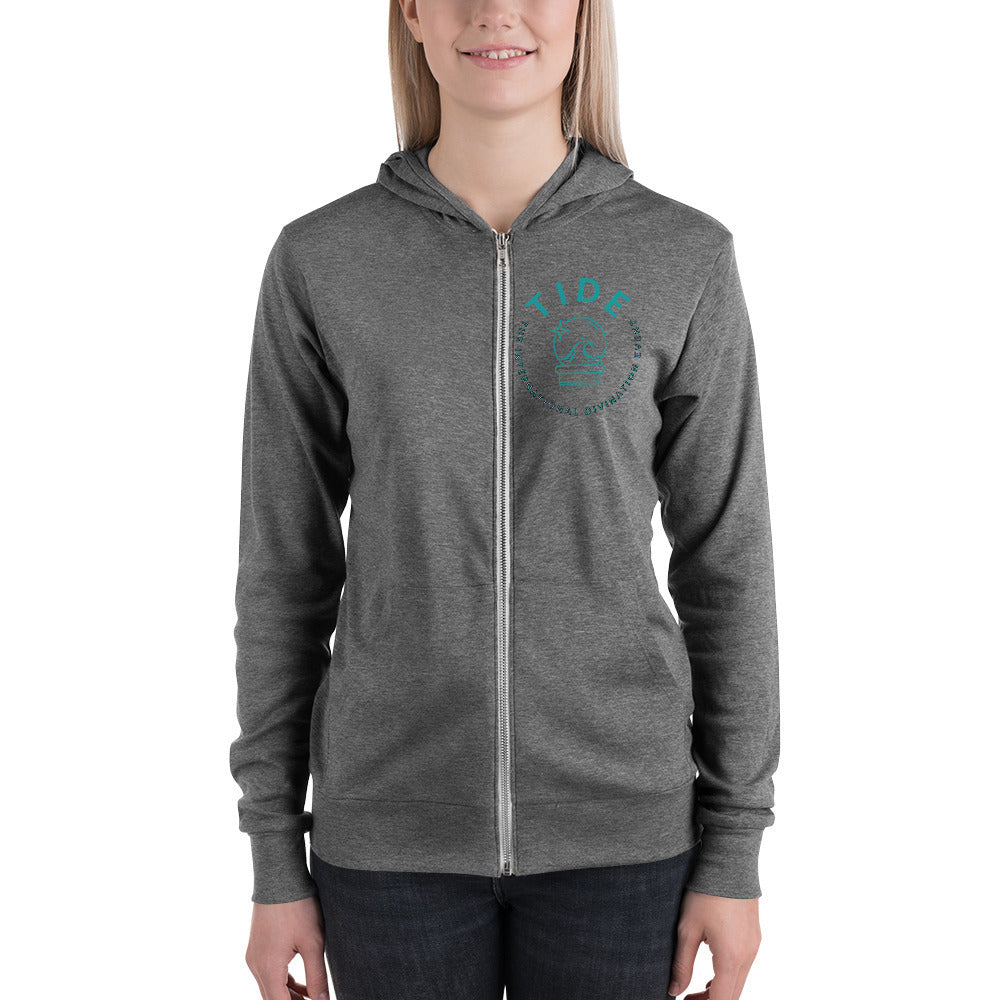 Unisex zip hoodie TIDE