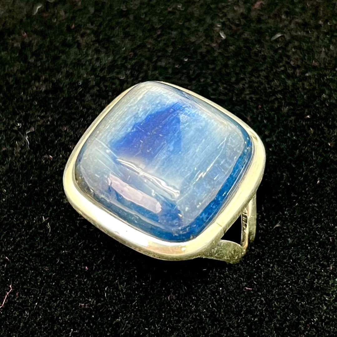 Blue Kyanite Ring (Rectangle / Square)