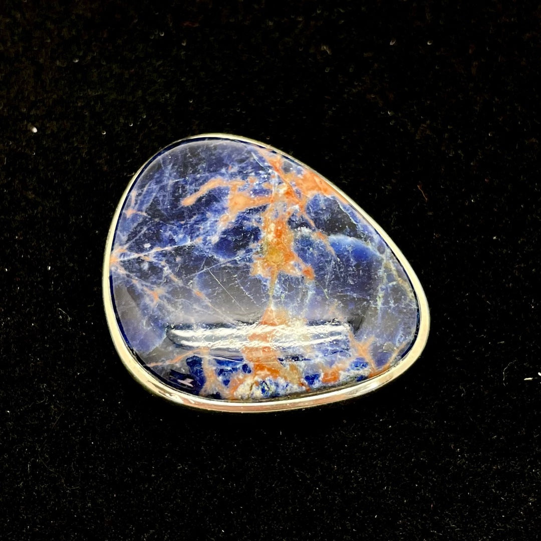 Sodalite, Sunset Ring (Abstract)