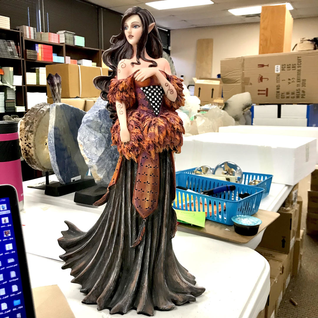 Red Fairy with Long Dress