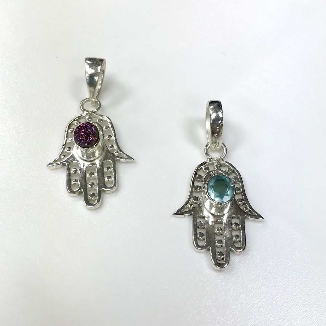 925 Silver Hamsa Pendant