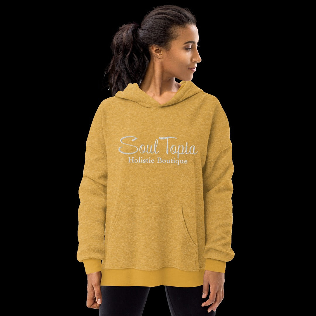 Unisex sueded fleece hoodie SoulTopia