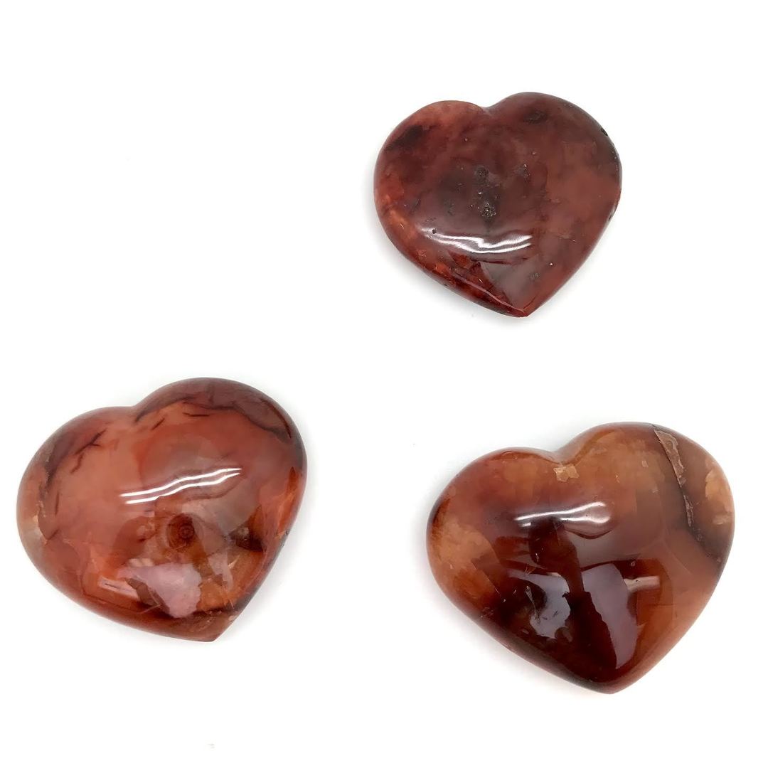 Carnelian Polished Heart