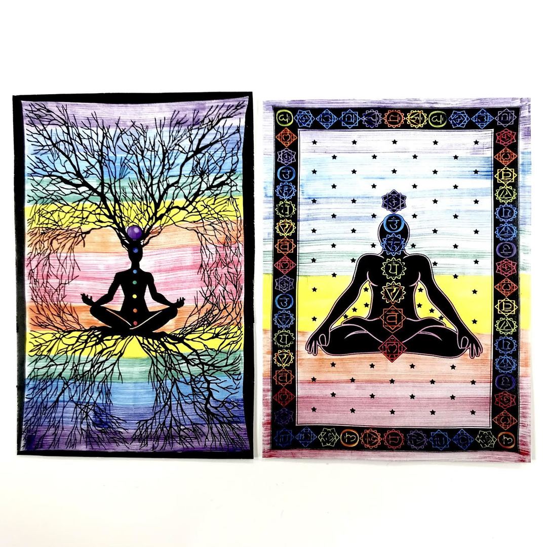 Chakra Lotus Stance (Tapestry)