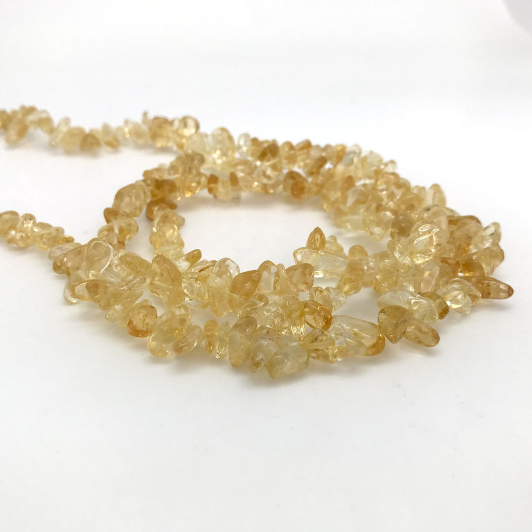 Citrine Crystal Chip Necklace