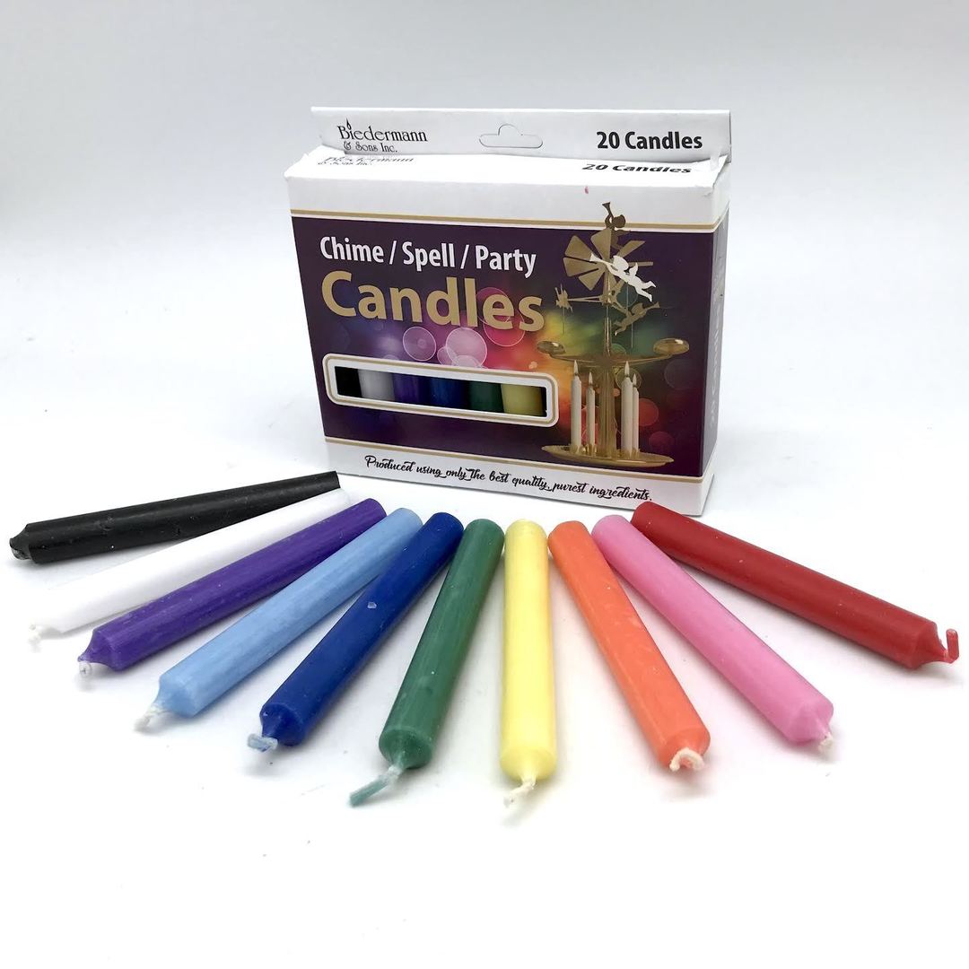 Biedermann Chime Spell Candles Pack Set (20 Count)