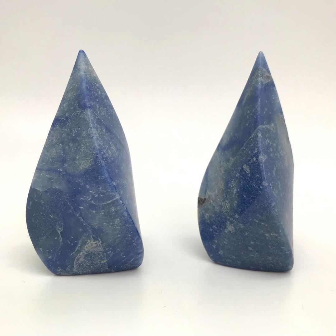 Blue Quartz Flame Point