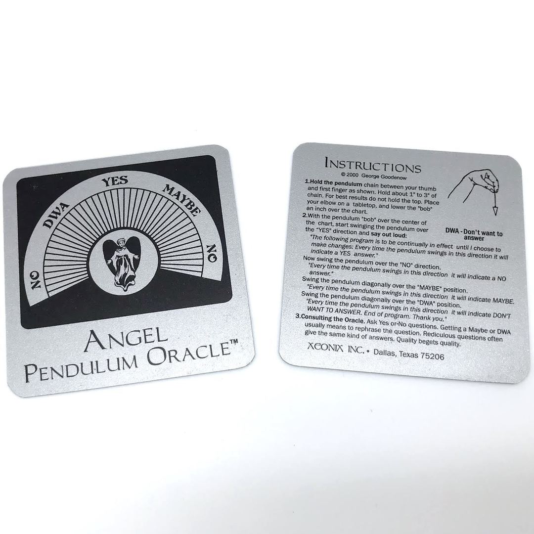 Angel Pendulum Oracle Board (Pocket Size)