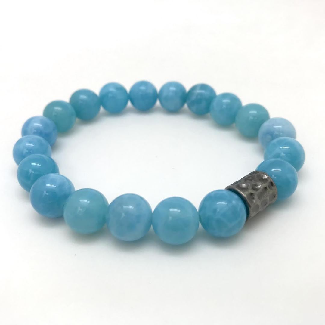 Blue Fire Agate Bracelet