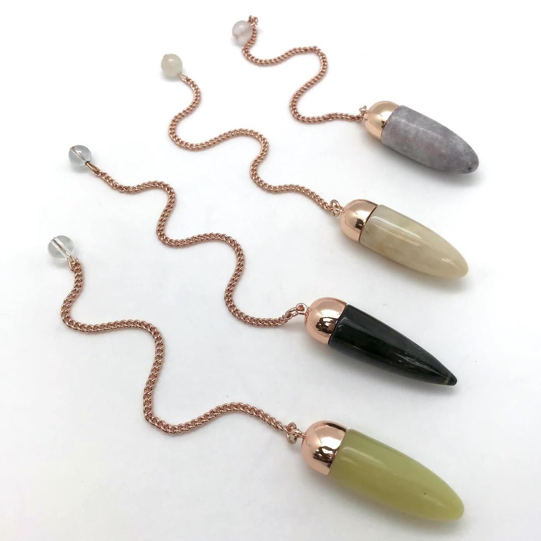 Copper Cap Crystal Pendulum