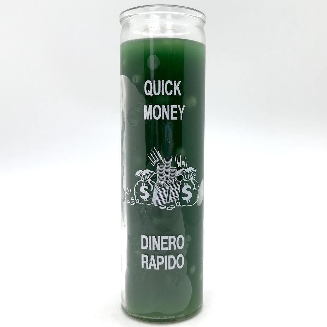 7 Day Quick Money Candle (Green)