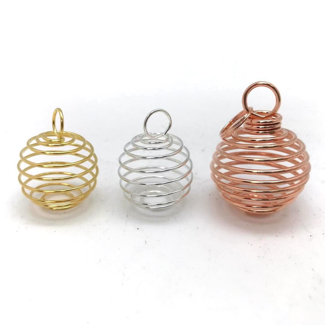 Crystal Necklace Cages (Metal)