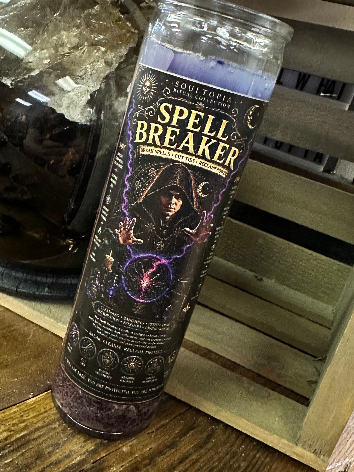 SoulTopia Spell Breaker Ritual 7 Day Candle
