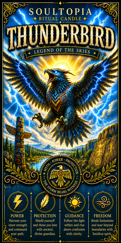SoulTopia 7 Day Ritual Candle – Thunderbird