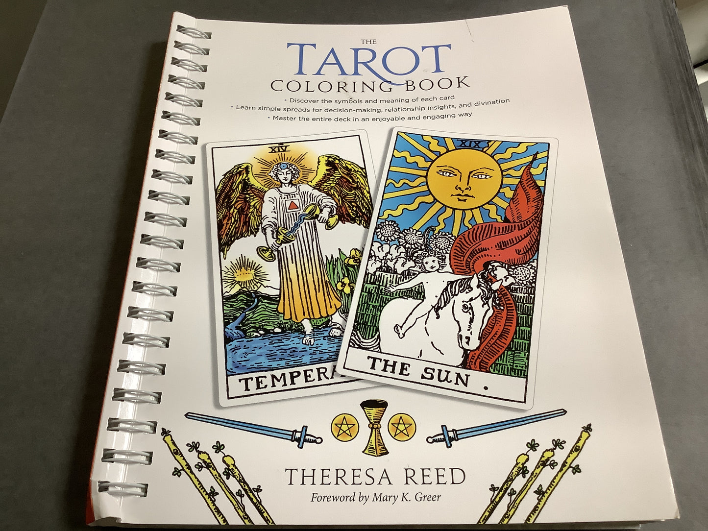 The Tarot Coloring Book by Theresa Reed