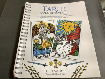 The Tarot Coloring Book by Theresa Reed