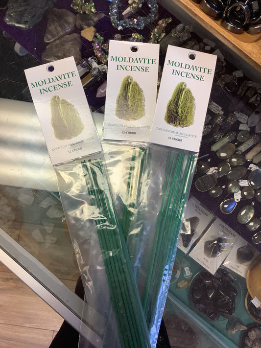 Moldavite incense
