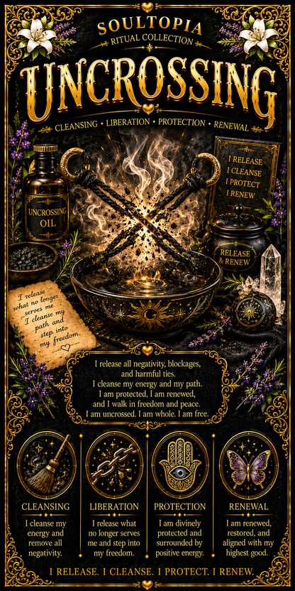 SoulTopia 7 Day Ritual Candle - Uncrossing