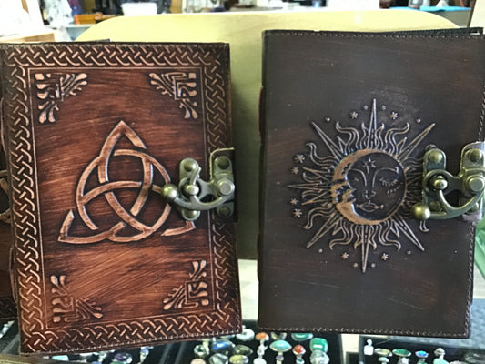 Leather embossed 7x5 Journal