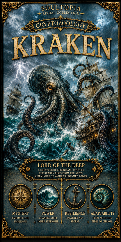 SoulTopia 7 Day Ritual Candle – Kraken