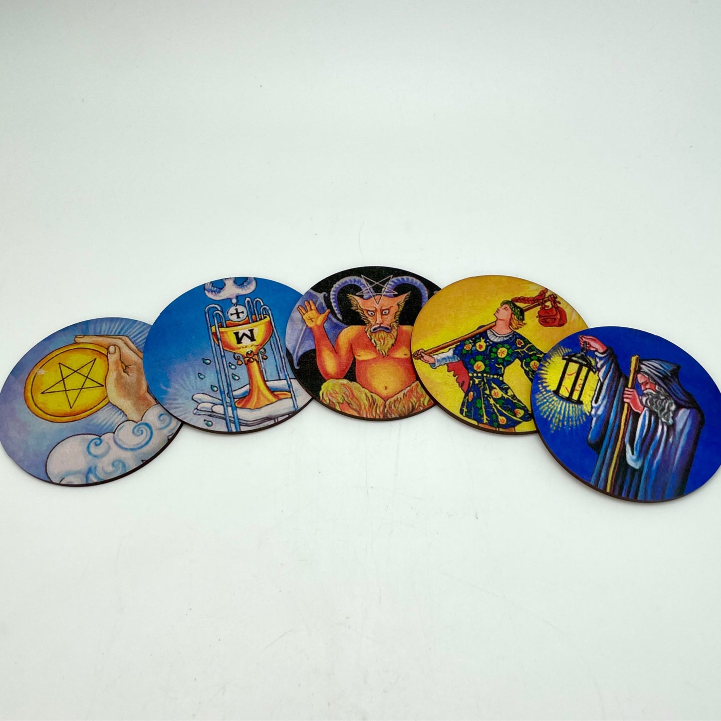 Tarot Card Wood Coasters