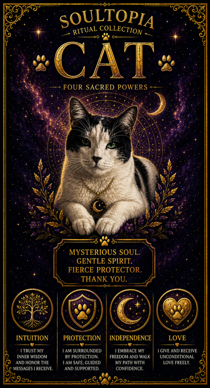 SoulTopia 7 Day Ritual Candle Cat