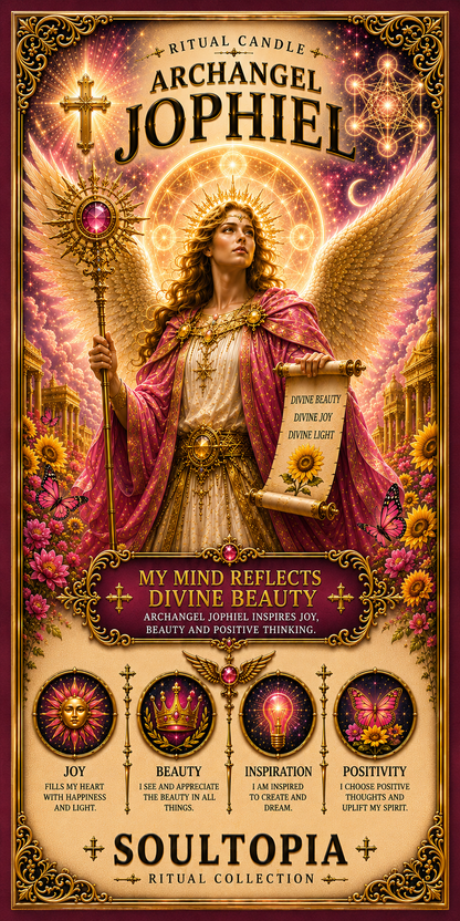 SoulTopia 7 Day Ritual Candle – Archangel Jophiel