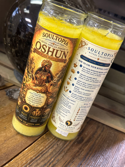 SoulTopia 7 Day Ritual Candle - Oshun