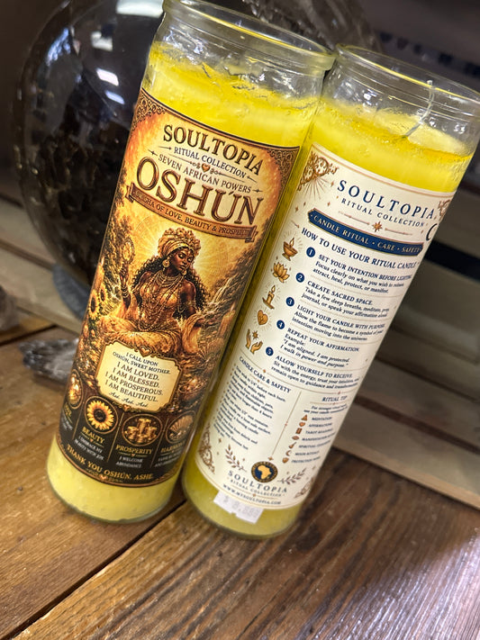 SoulTopia 7 Day Ritual Candle - Oshun