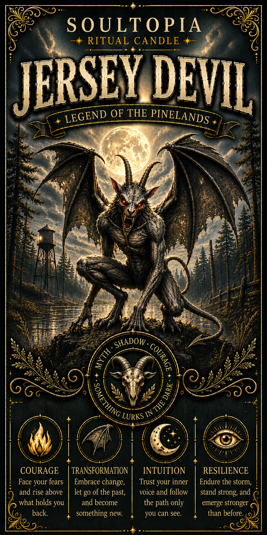 SoulTopia 7 Day Ritual Candle – Jersey Devil