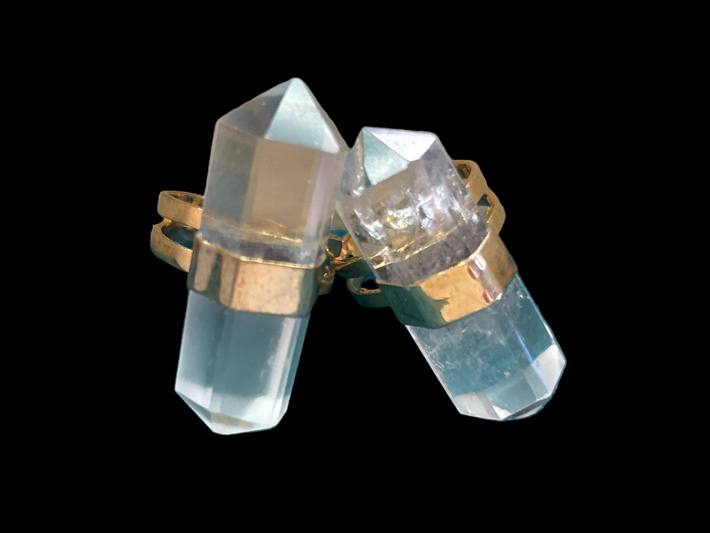 Adjustable Double Terminated Rings - Michal and Company