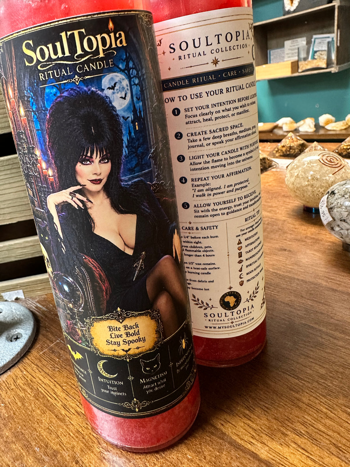 SoulTopia 7 Day Celebrity Ritual Candle – Elvira Inspired