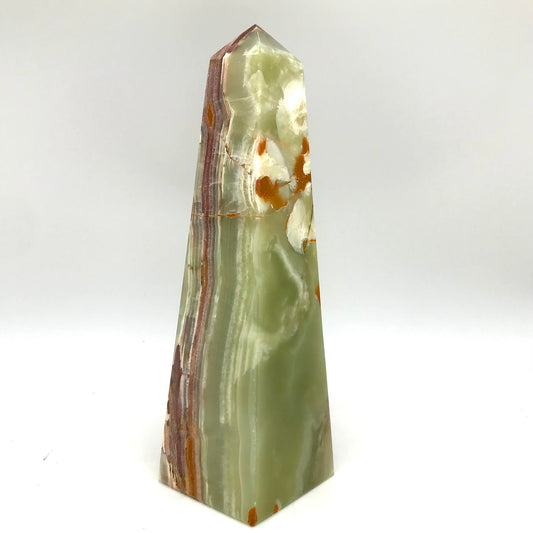 Green Calcite Obelisk Tower (Large)