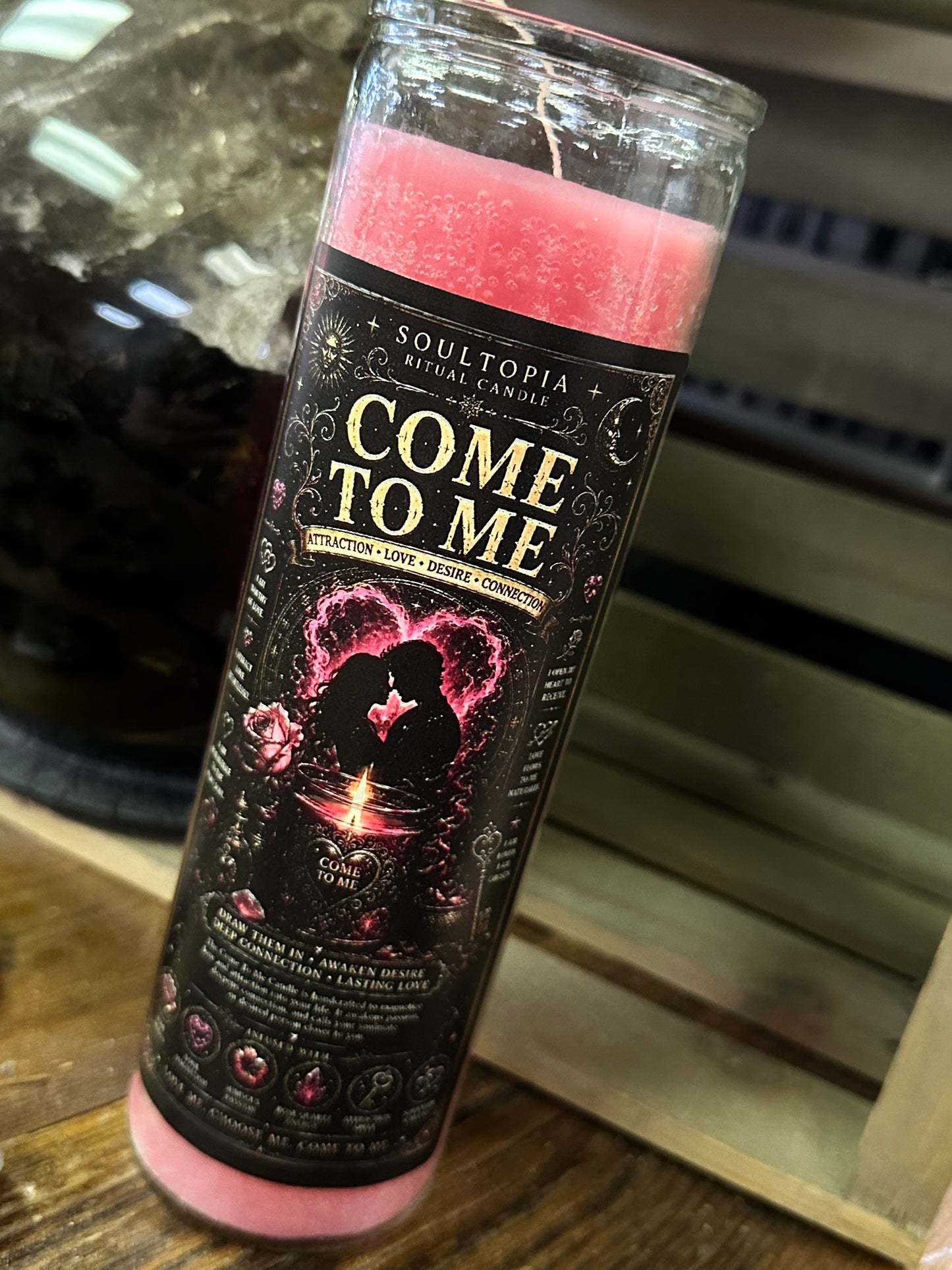 SoulTopia Come To Me Ritual 7 Day Candle