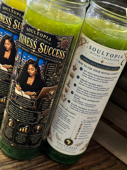 SoulTopia 7 Day Ritual Candle - Business Success