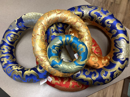 Silk cushion pillow ring