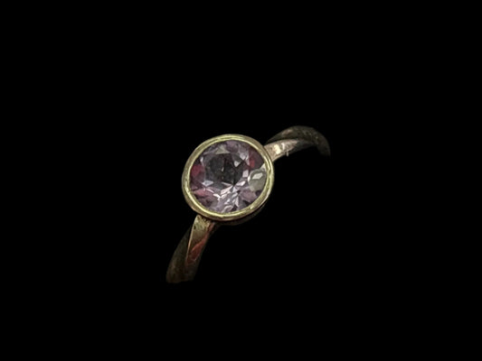 Amethyst Faceted Ring (Oval / Round)