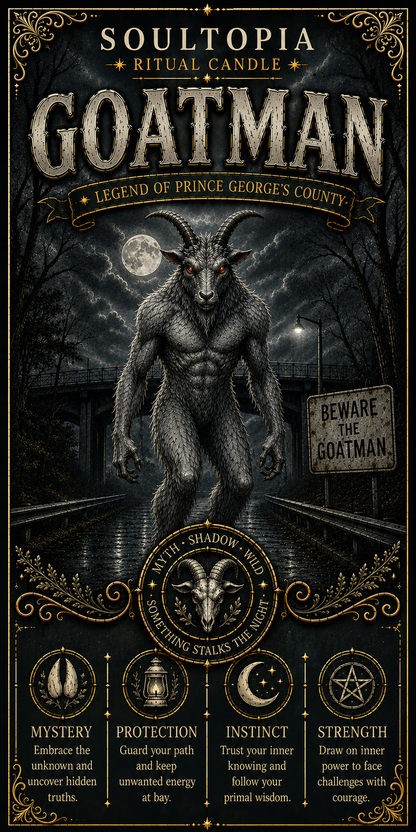 SoulTopia 7 Day Ritual Candle – Goatman (Prince George’s County)
