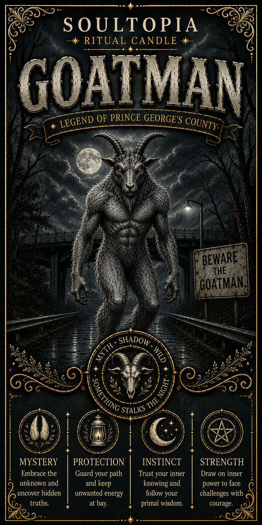 SoulTopia 7 Day Ritual Candle – Goatman (Prince George’s County)