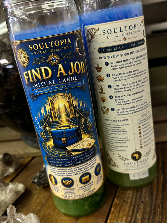SoulTopia 7 Day Ritual Candle Find A Job