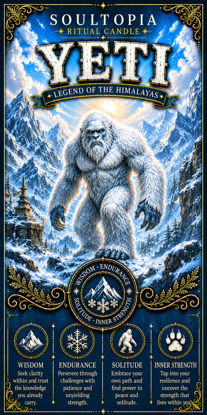 SoulTopia 7 Day Ritual Candle – Yeti