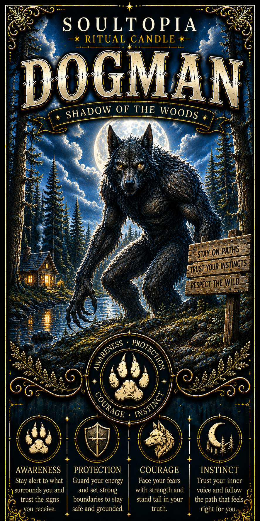 SoulTopia 7 Day Ritual Candle – Dogman