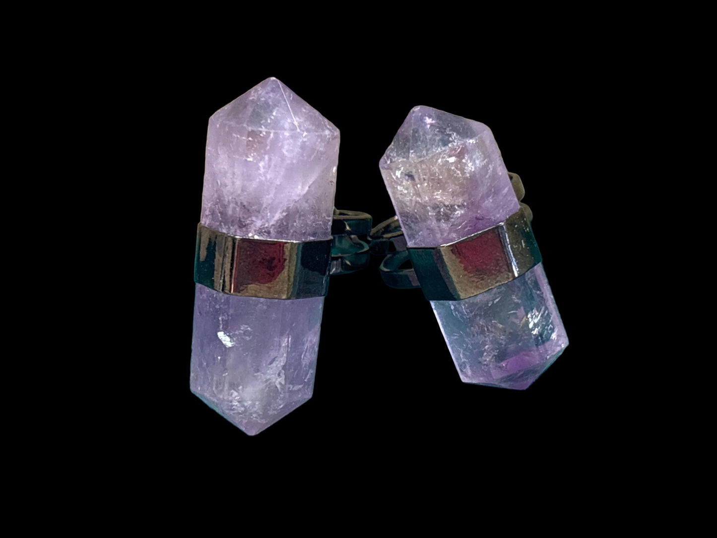 Adjustable Double Terminated Rings - Michal and Company