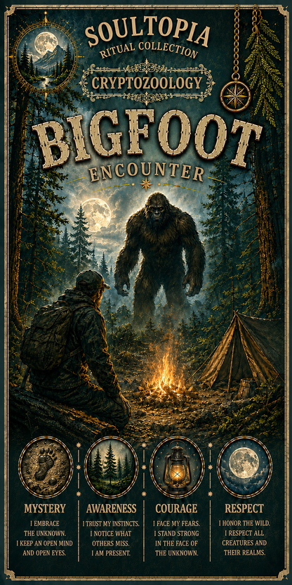 SoulTopia 7 Day Ritual Candle – Bigfoot Encounter