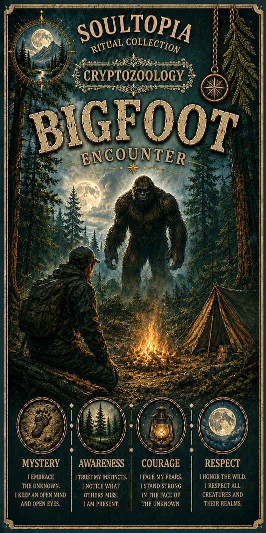 SoulTopia 7 Day Ritual Candle – Bigfoot Encounter